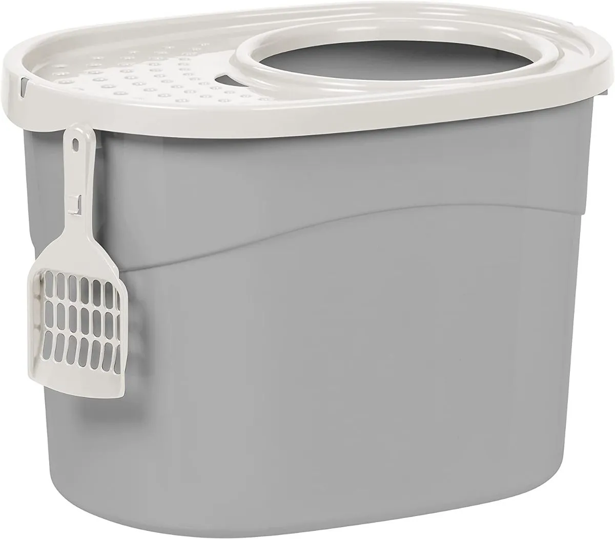 IRIS USA Top Entry Cat Litter Box