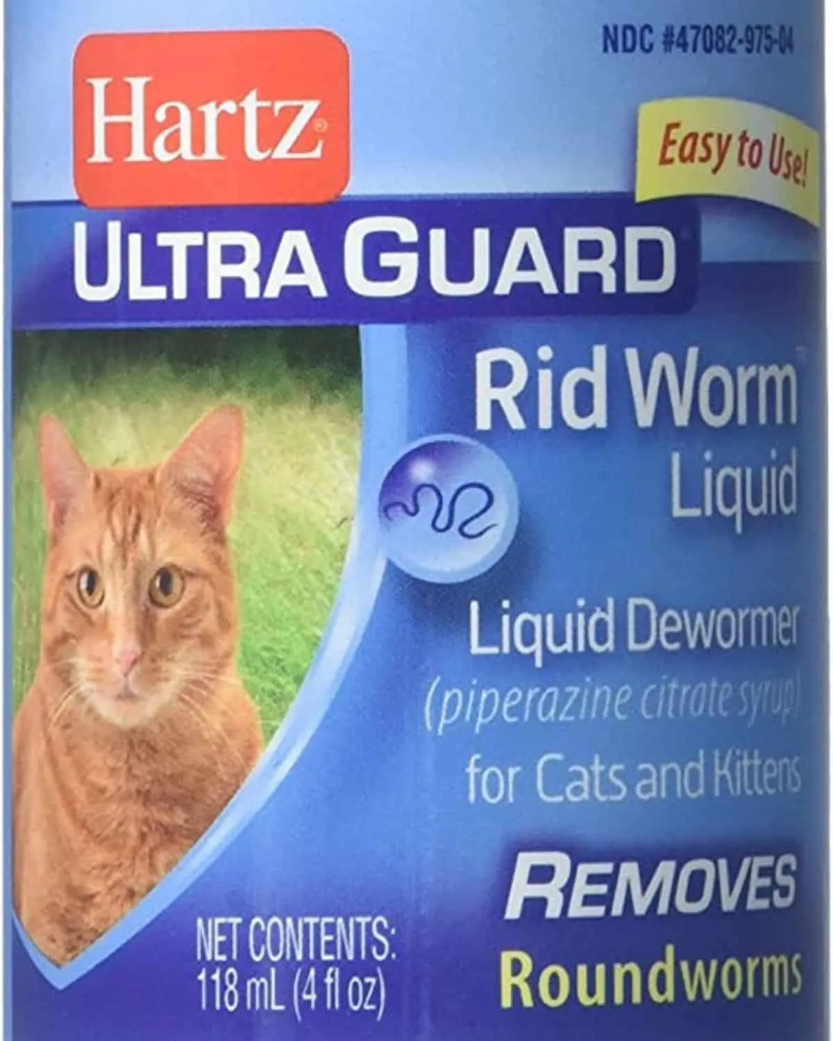 Дегельминтик Hartz UltraGuard Rid от круглых червей для кошек